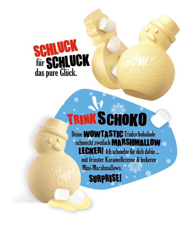 OH WOW Trinkschokolade - Schluck für Schluck das pure Glück